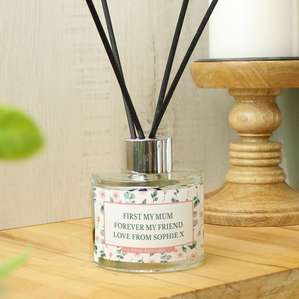 Personalised Floral Reed Diffuser Extra Image 3